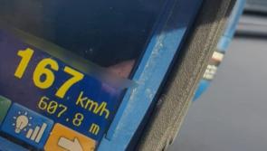 Gardai issue a warning after motorist clocked doing 167 kilometres per hour