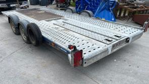 Ford Transit van 16-foot car transporter stolen in late night Letterkenny raid