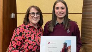 Irish Language Recognition Award  for PCC Falcarragh's Aisling Nic Pháidín