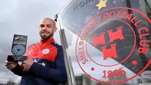 Shelbourne skipper Mark Coyle picks up Premier Division Player of Month award