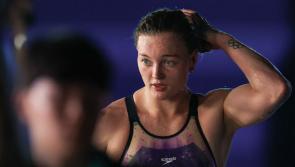 Silver and new Tennessee University record for Mona McSharry in 100m breaststroke 