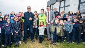 In pictures: Joe McHugh and Jim McGuinness cut the ribbons at  Scoil Naomh Bríd