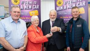 Convoy’s Margaret and William Buchanan win Lifford Credit Union Car Draw