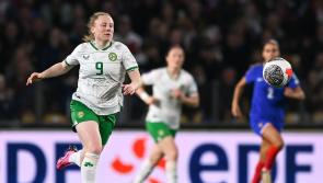 Barrett limps off as Ireland lose narrowly to France in first Euro 2025 qualifier