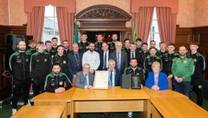 In Pictures: Cockhill Celtic honoured with civic reception at County House, Lifford