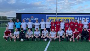 Charity football match in Letterkenny as part of North West 10k charity drive