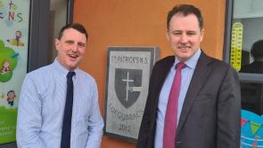 Minister McConalogue shares his experience of African trip with Lurgybrack pupils