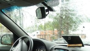 Letterkenny car windscreen smashed overnight
