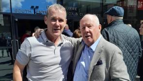 Arsenal and Ireland hero Liam Brady meets Donegal legend Tony Boyle 