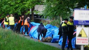 New Dublin migrant camp will be ‘moved on’, minister says