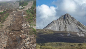Public asked not to climb Errigal as heavy rain displaces parts of new path
