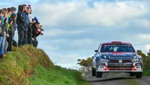 Callum Devine leads by 20 seconds while David Kelly moves into a podium position