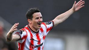 Ciaran Coll nets rare goal, but a landmark one for Derry City