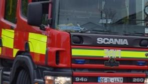 Vehicle on fire on N56 near Letterkenny - emergency services are at the scene