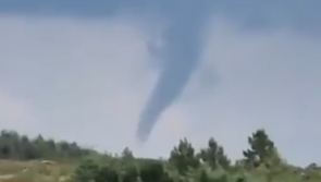 Watch: 'Some wild weather in Donegal' - Tornado-like cloud spotted over Letterkenny