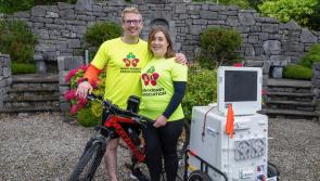 Falcarragh woman's pride in husband after five-day 240-kilometre charity cycle