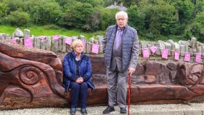 In Pictures: Beautifully carved Heritage Seat unveiled in Mountcharles 