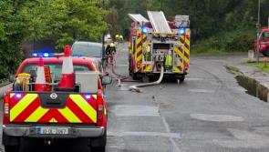 UPDATE: Fire service remove water from flooded Donegal Town residential area