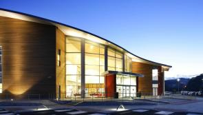 Early morning damage at Aura Centre before perpetrators take off