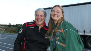 Grace Meade so happy and proud of her protégé Mona McSharry