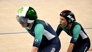 Katie George Dunlevy racing for gold this afternoon in Paris 