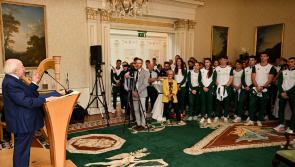 Kelly McGrory among the guests as Olympic heroes welcomed to Áras an Uachtaráin