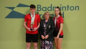 National U-17 mixed doubles title for Raphoe pair Kimberly Pearson and Rhys McAuley