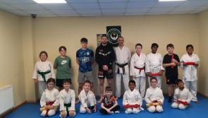 Darragh Kelly inspires Crana karate kids in MMA masterclass