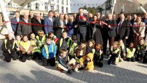 In Pictures: Minister McConalogue cuts the ribbon at Donegal Town Diamond