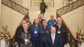 Raphoe Men's Shed group enjoy outing to Stormont
