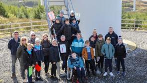 In pictures: St Ernan’s NS Ballintra pupils visit Meenadreen Wind Farm