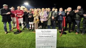 The late Liam Blake remembered as Letterkenny Rovers unveil new floodlights 