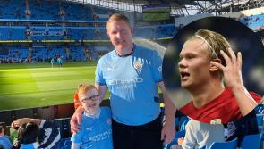 Watch: A wave from Haaland makes Ballybofey youngster's day at Manchester City