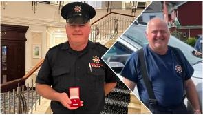 Outpouring of gratitude for Kieran Drummond on his 30-year fire service award