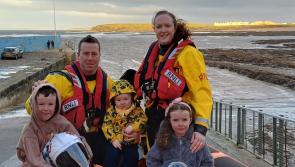 Donegal RNLI lifesavers Laura and Richard Gillespie will answer the Christmas call
