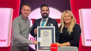 Watch: Ballyshannon's Andrea Gilligan sets Guinness World Record live on air