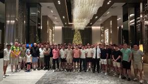 Donegal's senior footballers drop into McCafferty's in Abu Dhabi