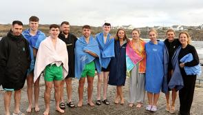 In pictures: Swimmers make a Christmas splash at Creevy