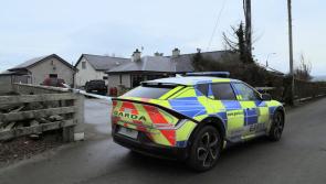 Gardaí at the scene of an incident in Lifford