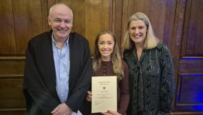 Abbey VS delight at former student's Trinity College Entrance Exhibition Award
