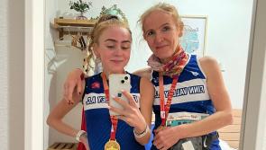 Mum and daughter day as Nuala Bose is leading U23 at Murcia Half Marathon