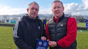 Buncana Hearts make heartfelt gesture to Carn in memory of Tiernan Doherty Kelly