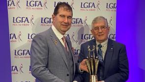 Hugh Devenney a worthy recipient of LGFA  Volunteer Hall of Fame award  