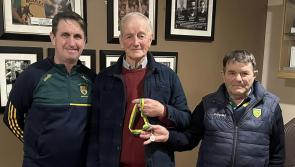 Ardara stalwart finally gets his U-16 championship medal - 70 years later! 