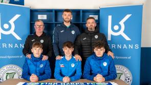Adam McDaid, Corey Sheridan and Josh Cullen sign senior Finn Harps contracts