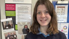  St Columba's Comprehensive School's Siún Ibbs cracks the code again 
