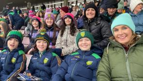 In pictures: Donegal fans supporting their team against Galway in windy Salthill
