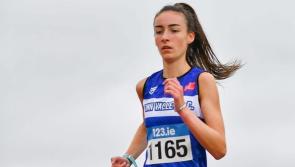 Finn Valley AC’s Eimear McCarroll in action at Missouri Valley Championships