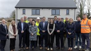 Lifford-Stranorlar officials visit the new social housing estate in Convoy