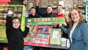 National Lottery confirm Monday's €1 million-winning ticket was sold in Newmills!